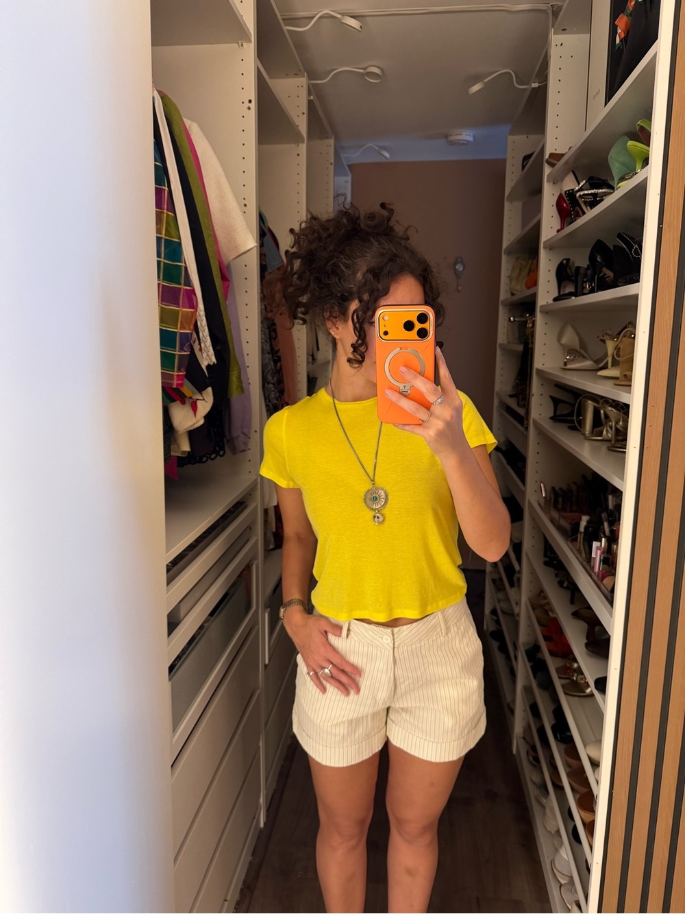 Alice + Olivia classics casual Yellow t shirt XS